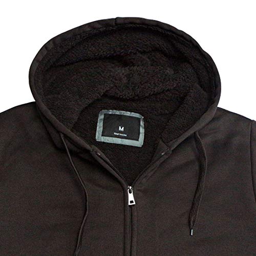 Gary Com Heavyweight Sherpa Hoodies for Men, Thick Fleece Lined Full Zip Up Winter Warm Sweatshirts Work Jackets4