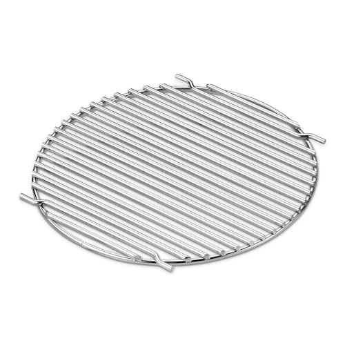 Weber Grillroste für 57 cm Holzkohlegrills - Gourmet BBQ System, robuste Stahlroste mit GBS-Einsatz für vielseitiges Zubehör – Silber (8835)