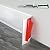FCSOTSPS Baseboard Trim, 20 Feet * 4 Inch Peel and Stick Flexible Baseboard Molding Trim, Self-Adhesive Vinyl Baseboard Cove Base, Base Boards for Walls with 1 PCS Utility Knife (White)