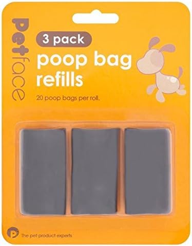Petface Poop Bag Refill 3 per Pack (Pack of 6)