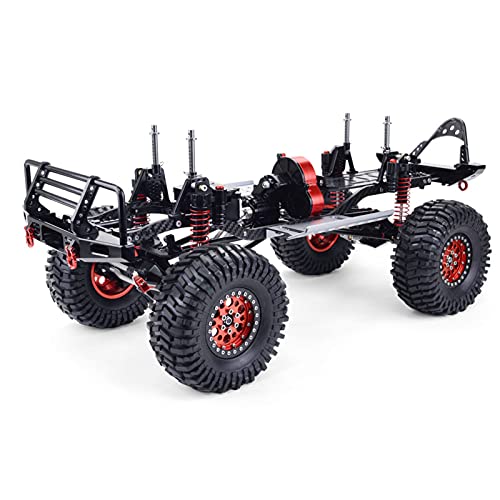 Dilwe Metall -RC -Auto -Einstellbarer Vorderer Stoßstange, Exquisite Verarbeitung, Große Auswirkungen Widerstand für SCX10 1/10 RC Crawler Car