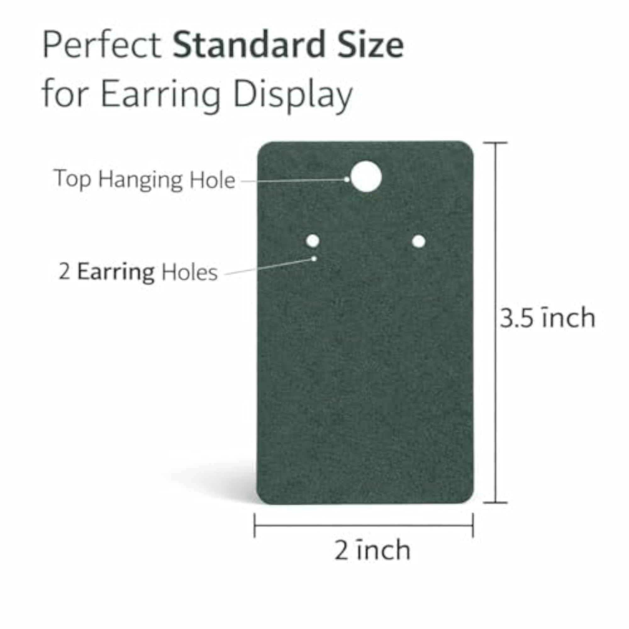 Earring Display Cards for Jewellery Packaging, 350 GSM