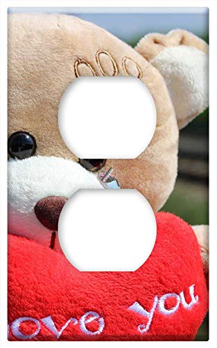 Switch Plate Outlet Cover - Stop Children Suicide Teddy Bear Crying Railway