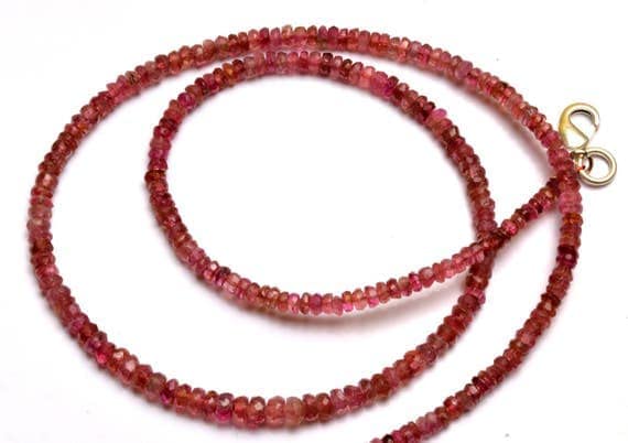 Perles tourmaline rose facettée 3mm pour créer vos bijoux de mariage d'été