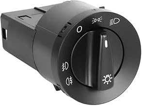 Full Control Headlight 1C0941531A 6Q0941531C Auto Full Control Headlight Headlamp Fog Lights Headlight Switch Control Car Headlight Switch For VW T5 Transporter 2003-2009