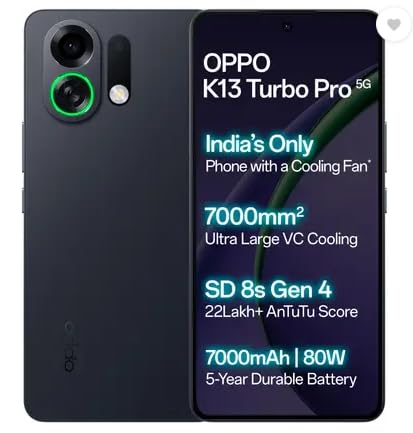 Image of OPPO K13 Turbo Pro 5G, Midnight Maverick (12GB, 256GB)
