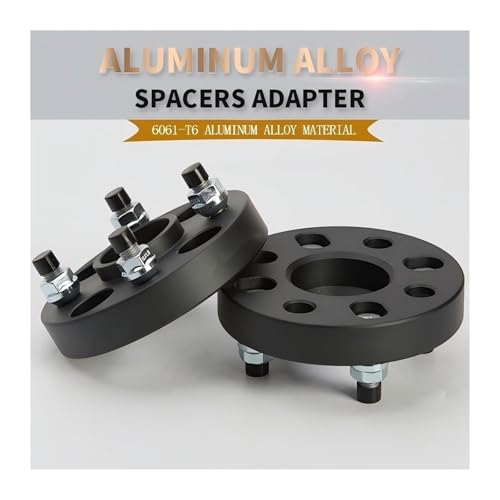 Adaptateur d'espacement de roue PCD 4x115 avec alésage 68mm épaisseur 20mm en noir - 2