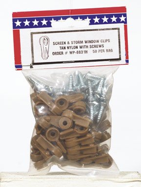 WP-8831H STORM WINDOW CLIP BROWN