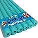 Oodles of Noodles Foam Pool Swim Noodles with Connector, 6-Pack, 52-Inch, Green, Bulk Pack