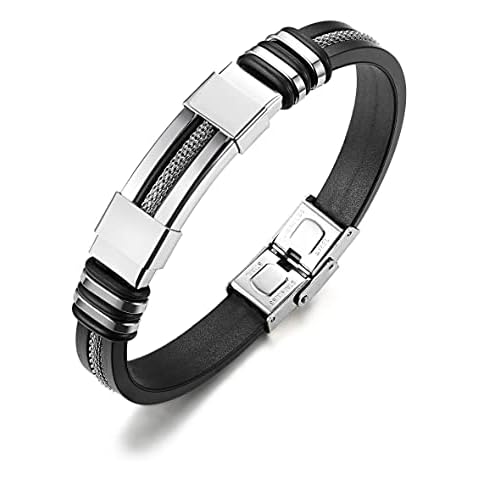 Bracelet KALVICA en Cuir et Acier Cover