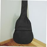 Toyvian Torba na gitarę akustyczną, wodoszczelny pojemnik, gitara basowa, mini torebka, torba do noszenia, kapelusze męskie, walizka na gitarę, niezawodna torba na gitarę elektryczną, czarny,