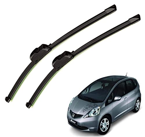Image of Auto Hub Car Wiper Blades Compatibility With Jazz Old - Set of 2 Pcs (D-24,P-14)