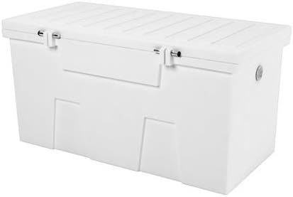 Titanstor 4' Foot Small Dock Box w/Lock Set & Mounting Kit 48 X 24 X 27