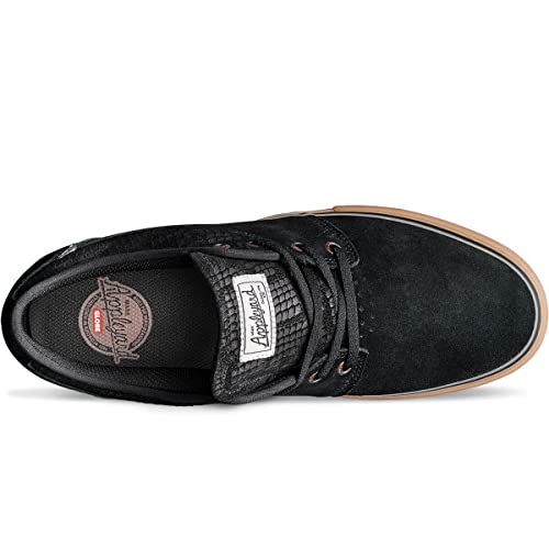 Image of Globe Men's Mahalo Plus Skate Shoe, Black /Snake /Gum, 5