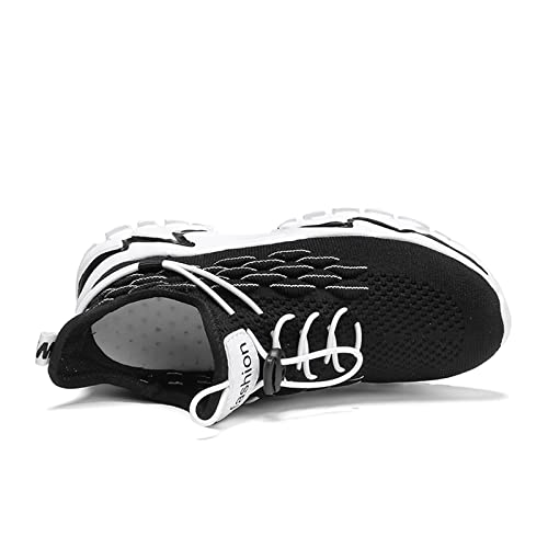 Boys and Girls Black Gym Sneakers Fashion Casual Sports Walking Shoes Breathable Running Sneakers(Toddler/Little Kid/Big Kid)4