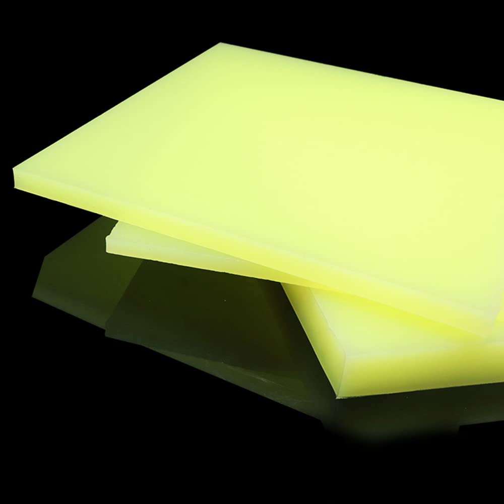 Feuille De Polyuréthane (2 Pièces) – Panneau En Caoutchouc élastique For Usage Industriel, Résistant à L'huile Et à L'usure, Plaque D'amortissement For L'absorption Des Chocs(200 * 300 * 1mm