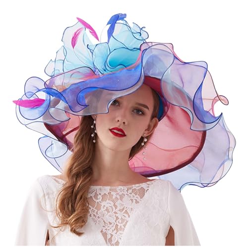 Chapeau de soleil haut de gamme brodé à la main et calotte réglable femme