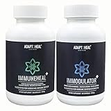 ADAPTOHEAL Inmodulator + Immuneheal – Ginseng, Ashwagandha and Reishi Mushroom – Supplement for Stre
