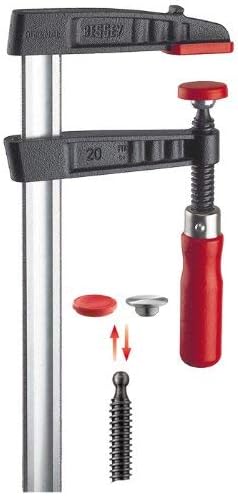 Malleable Cast Iron Screw Clamps - TG100S12 Opening (mm): 1000 / Throat Depth (mm): 120 / Rail (mm): 29 x 9