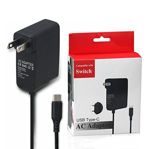 Magik 2-4 Pcs Charging Cable AC Adapter Power Supply for Nintendo Switch Wall Plug (2 Pack)