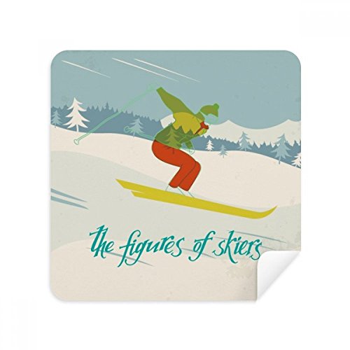Lunettes chiffon de nettoyage ski suédine essuie-écran tactile et sport