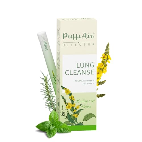 PUFFIAIR Herbal Diffuser Pen with Extracts of Mullein, Thyme and