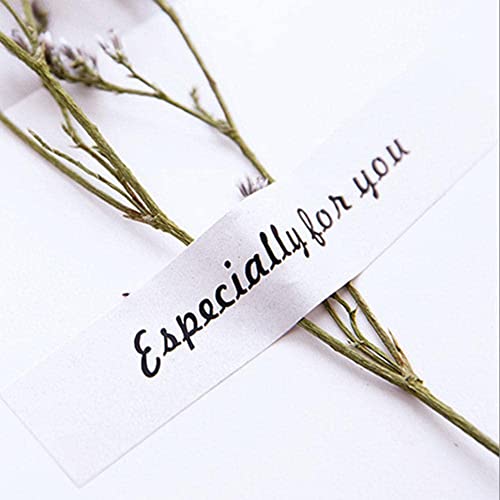 Jkapagzy 1 pezzi fiori secchi busta biglietti di