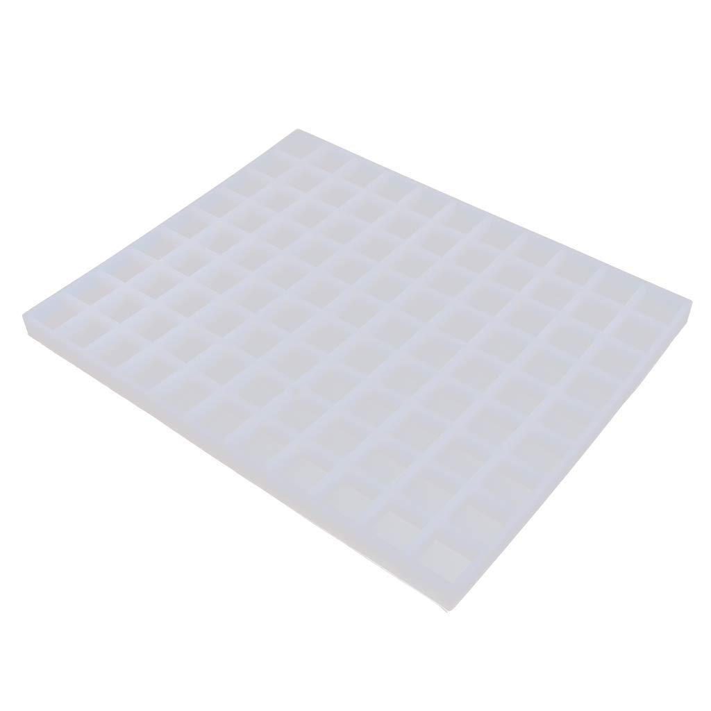 99 Gitter Platz Silikon Backform Schokoladenform für Handgemachte Zucker Fondant Kuchen Schokolade usw