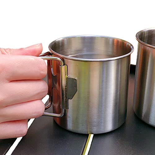 Young Guys Of The Universe Camping Coffee Mug Folding Stainless Steel Cup Survival Gear Stainless Steel Cup 4 Piece Set #TOP4
