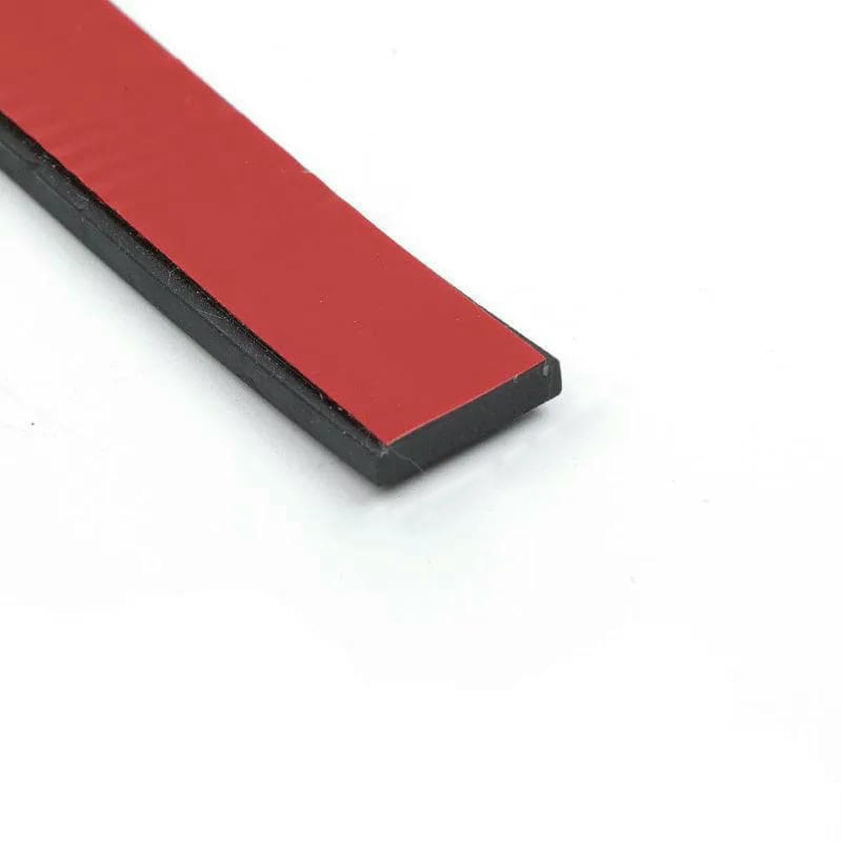 Yfshc 3X15mm 50Cm Self Adhesive Black Silicone Rubber Strip Furniture Anti-Skid Resistant Durable Shock Absorption And Anti-Collision Gasket-50Cm