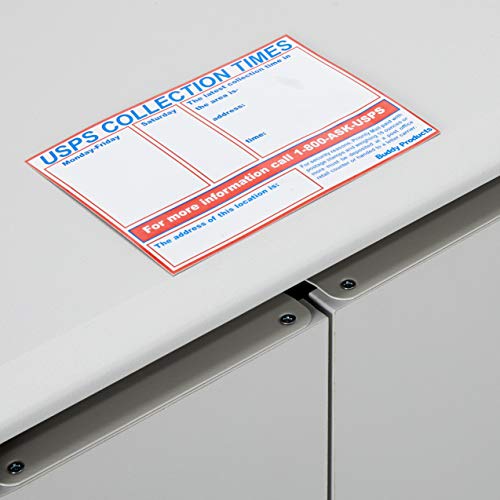 Buddy Products Locking Mail Cart, 18 x 31.125 x 26.5 Inches, Gray (9142-18) - Thumbnail 4