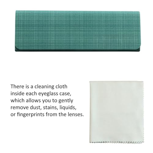 Image of VisionGlobal Hard Shell Eyeglass Case for Eyeglasses and Sunglasses for Men /Women and Kids