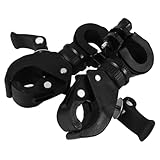 TEHAUX 2 Stück Gehstockhalter aus Kunststoff und Metall Rollstuhl und Elektromobilzubehör Universelle Krückenhalterung für Senioren und Gehhilfen