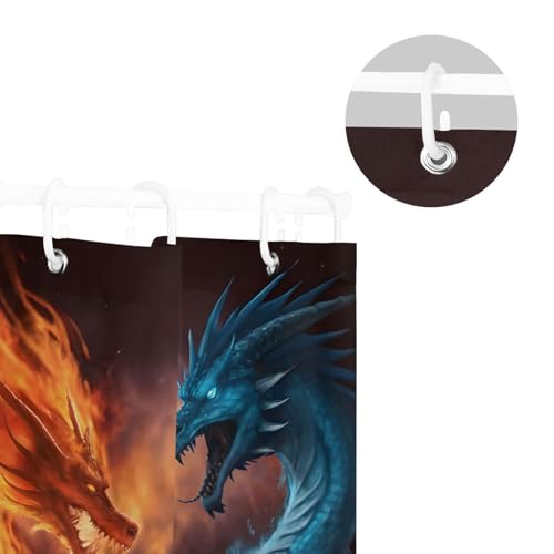 Rideau de douche chic et résistant motif voiliers en tissu imperméable - 6