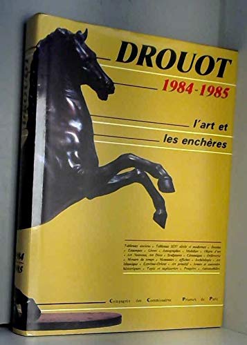 livre Drouot 1985-1986 : L'art et les enchères
