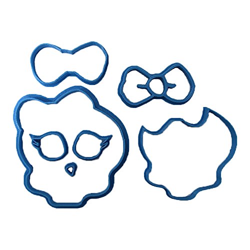 Cuticuter Monster High Taglierina per Fondente, Blu, 8 x 7 x 1,5 cm