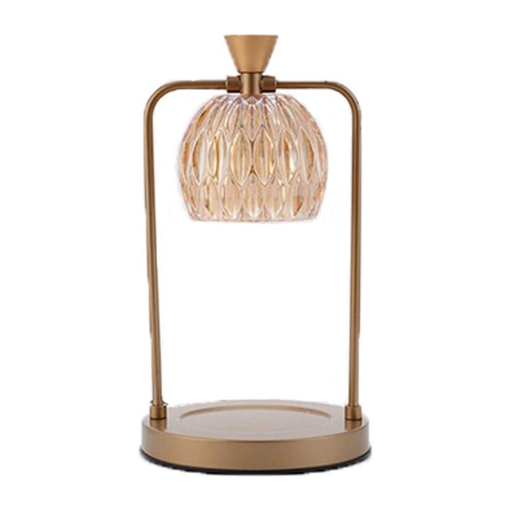 Zeng25liangOu-12 Bedside Lamps Aromatherapy Lamp Romantic Simple Bedroom Bedside Table Fused Candle(Gold)