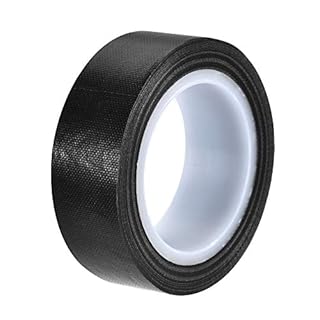 sourcing map Heat Resistant Tape High Temperature Heat Transfer Tape PTFE Film Adhesive Tape 19mm Width 10m 33ft Length Black
