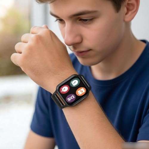 5 Pack Kids Nylon Bands Compatible with Gizmo Watch 3 2 1/Gabb Watch 3e 3 2 1/Sync UP Watch/Cosmo Jr Track Watch, 20mm Soft Breathable Watch Band Replacement for Boys & Girls Small Size — 사진 7