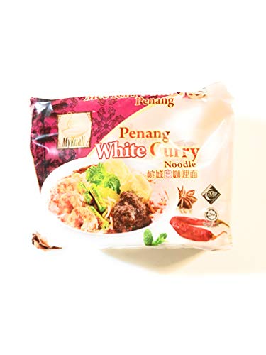 Penang White Curry Noodle (4 Pack X 3.88 Oz)-2 Pack梹城白咖哩面