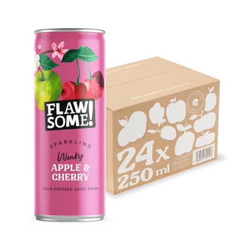 Flawsome! Lightly Sparkling Apple & Cherry Juice â€“ No