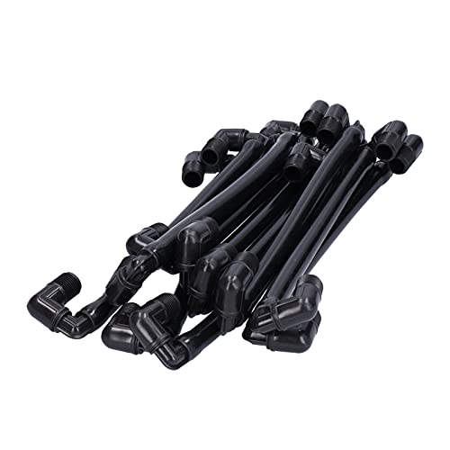 10PCS G1/2 Male Thread Swing Joints, Plastic Rotatable Height Adjustable Support Arm Sprinkler...