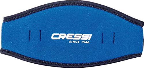 Cressi Neoprene Mask Strap Cover, blue