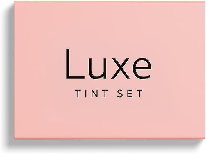 Brown Color Set for Lashes and Brows - Long Lasting Temporary Color -Up to 4 Weeks - Gentle Ingredients - Vegan & Cruelty-Free - for Salon or Home - Luxe Cosmetics