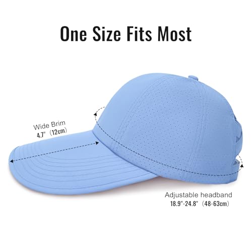 Sombrero femenino de ala ancha con protección UV miniatura 3