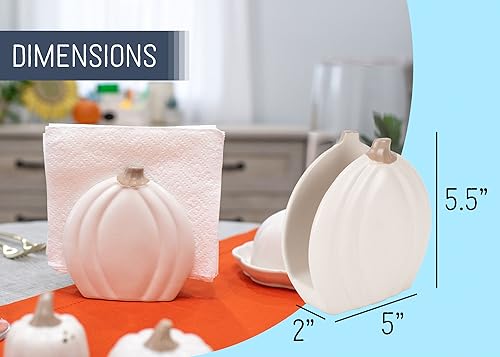 Nat-Jules-Pumpkin-Shaped-Standard-Size-Ceramic-Napkin-Holder-Perfect-for-Your-Indoor-Home-Fall-Thanksgiving-Decorations-for-Table-Decor-Centerpieces-Cream Nat Jules Pumpkin Shaped Standard Size Ceramic Napkin Holder Perfect for Your Indoor Home Fall Thanksgiving Decorations for Table Decor Centerpieces Cream
