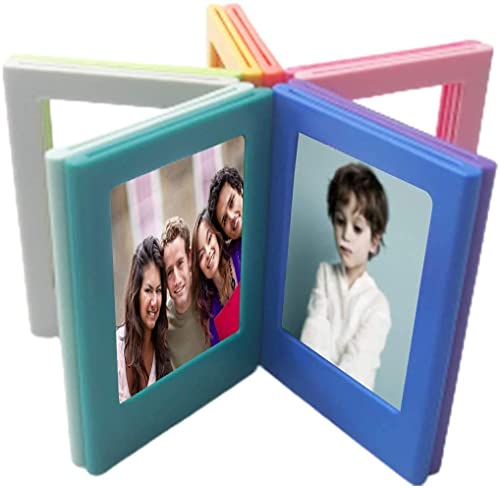 Obenao 10 Pack Mini Photos Frame For Polaroid, Table Magnetic Picture Frames For Insta Mini Film, Fridge Magnetic Photo Frame, Picture Holders For Polaroid 3.3 X 2.1 Inch #TOP1