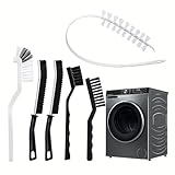 6 Pcs Washing Machine Cleaning Brush Kits,Front Load Washer Cleaner Brushes Tools -1 Pcs Drum Laundry Cleaning Brush and 5 Pcs Crevice Cleaning Brushes for Tight Spaces and Washer Rubber Seal