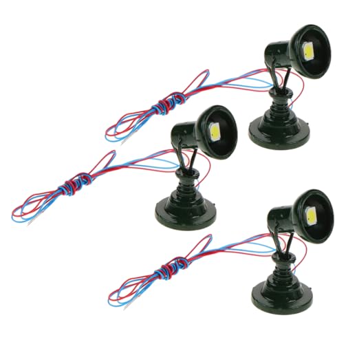 ERINGOGO Realistic Miniature Street Lights Mini Train Model Lamps for DIY Model Railway Diorama Projects