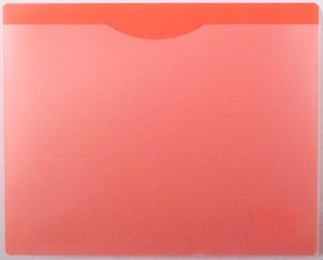 Filexec, File Jacket, Letter Size, Orange, Pack of 5 50332-37258
